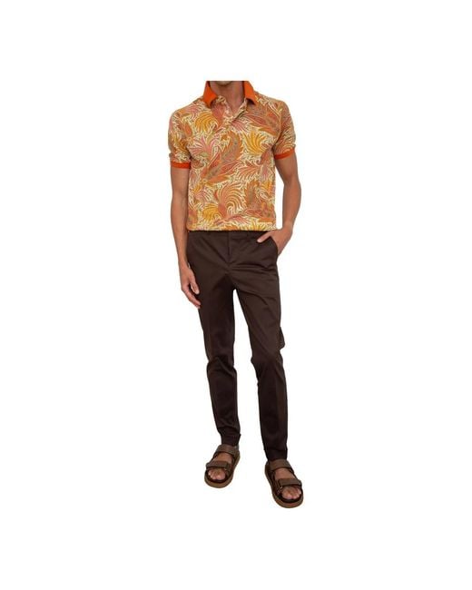 Etro Metallic Polo Shirts for men
