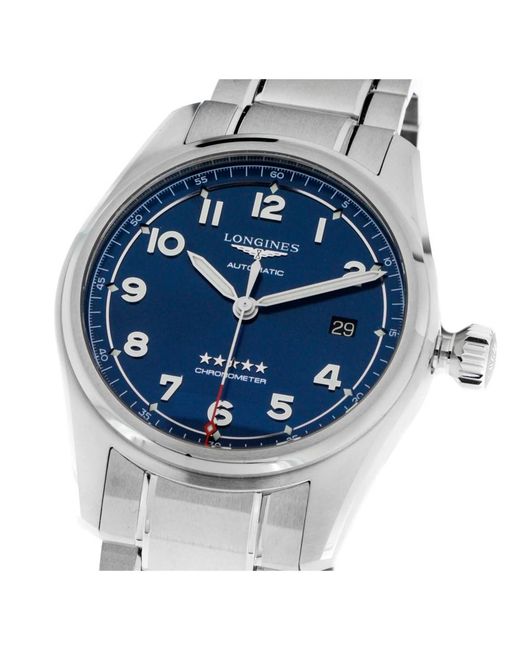 Longines Accessoires ,Blauw ,Spirit 40Mm Automatic in het Metallic