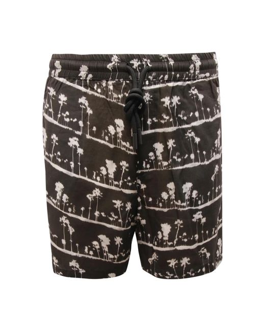 Gaelle Paris Black Casual Shorts for men