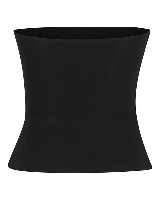 Norma Kamali Black Sleeveless Tops