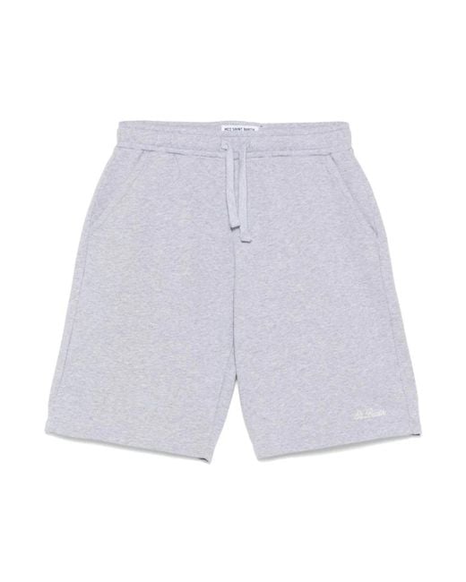 Mc2 Saint Barth Blue Casual Shorts for men