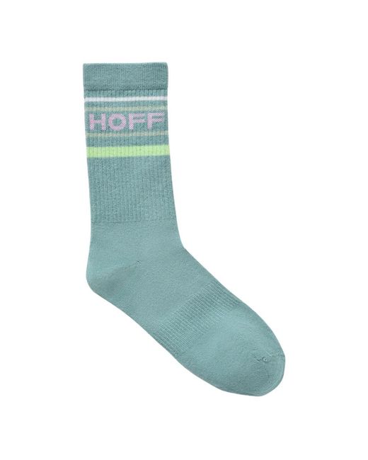 HOFF Ondergoed ,Groen ,Katoen Mint Logo Sokken Retro Design in het Blue
