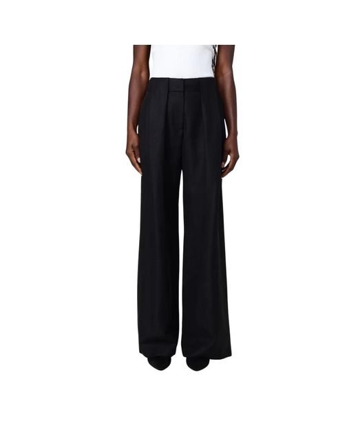 PT01 Black Wide Trousers