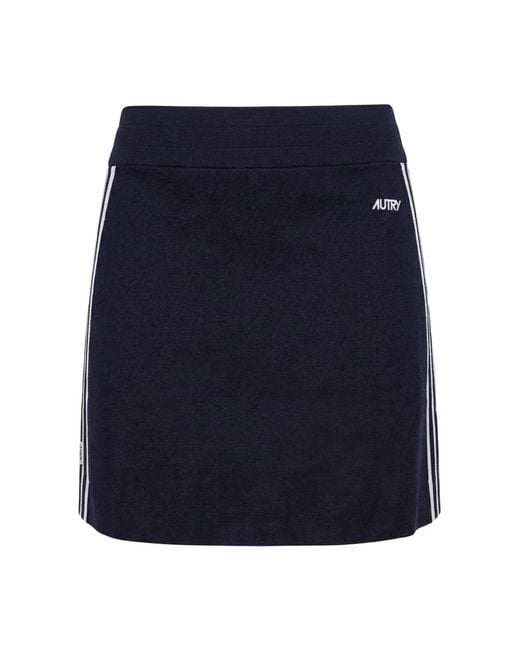 Autry Blue Short Skirts