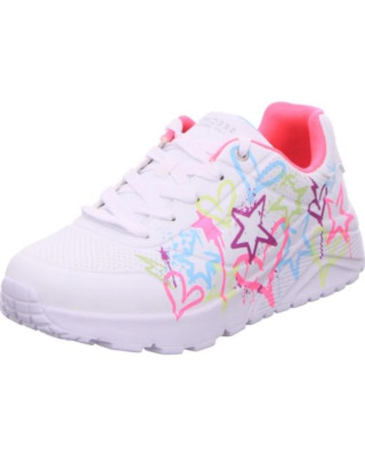 Skechers White Casual Schnürschuhe Für Herren
