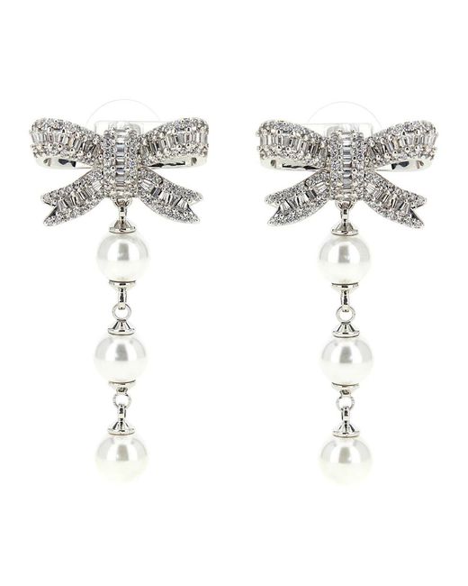 Self-Portrait Metallic Earrings