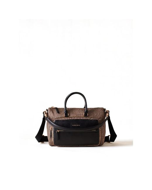 Handbags Borbonese de color Brown