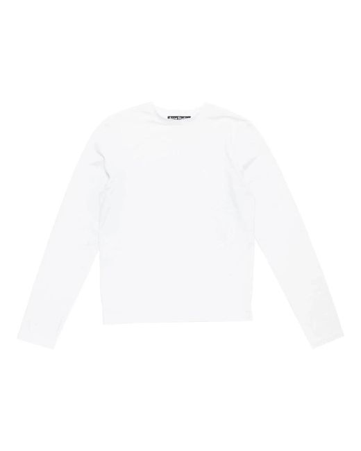 Acne Long Sleeve Tops in het White