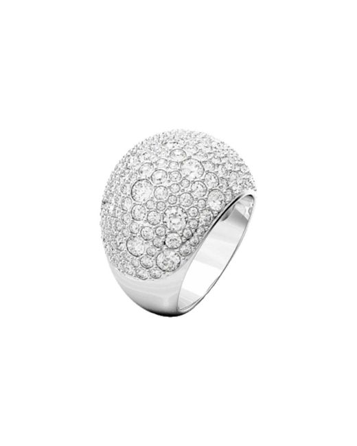 Swarovski White Klassischer Kristall Luna Ring