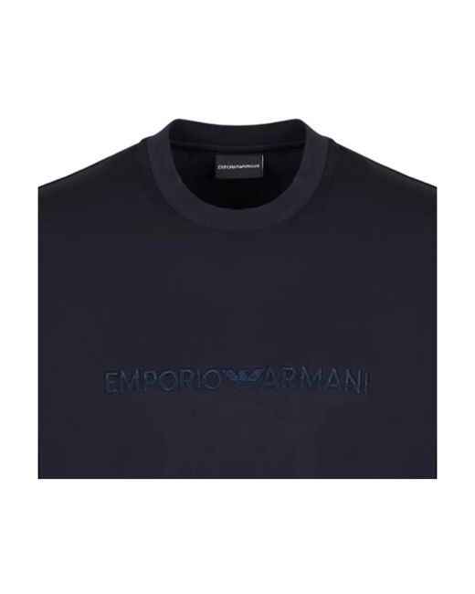 Emporio Armani Blue T-Shirts for men