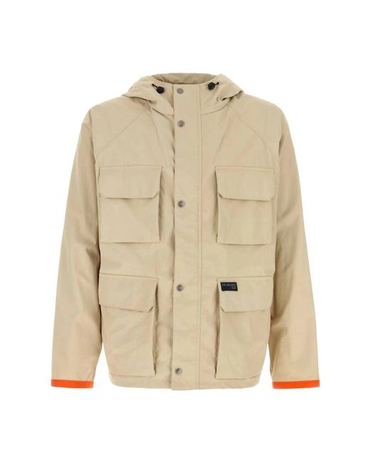 Fay Jassen ,Nylon Nylon Windbreaker Jas in het Natural voor heren