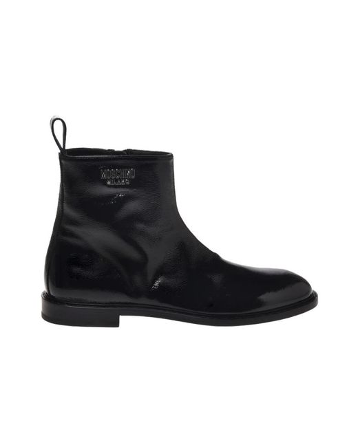 Moschino Black Ankle Boots for men