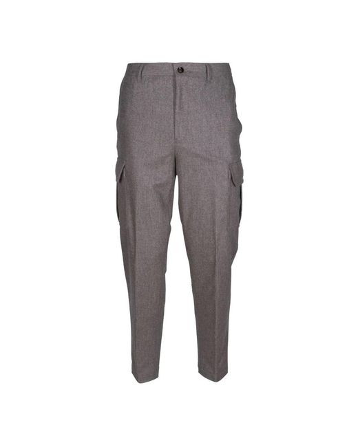 L.b.m. 1911 Gray Straight Trousers for men