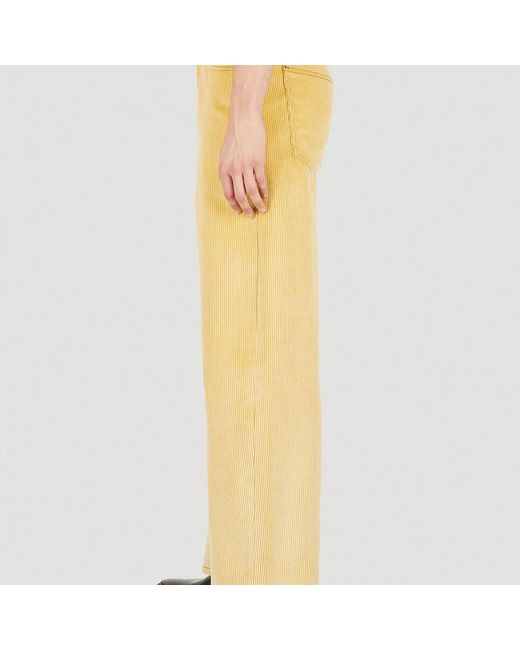 Trousers > wide trousers Marni pour homme en coloris Yellow