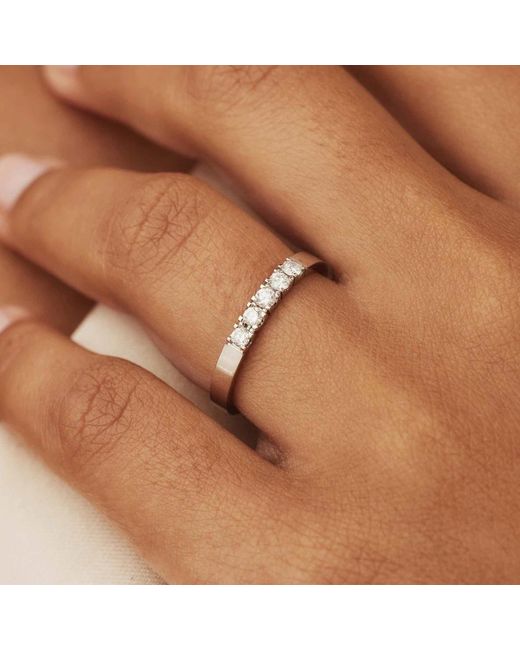Isabel Bernard De La Paix Madeline Ring Met Diamant in het White