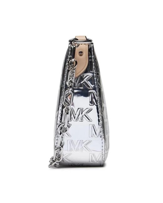 Michael Kors Metallic Unique Silver Bag