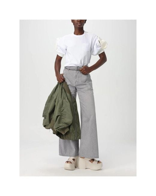 T-Shirts di Sacai in Gray