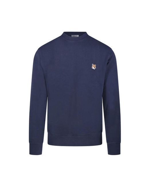 Maison Kitsuné Blue Sweatshirts for men