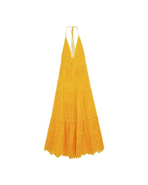 Patrizia Pepe Yellow Summer Dresses