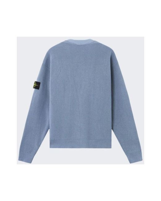 Cardigans Stone Island de hombre de color Blue