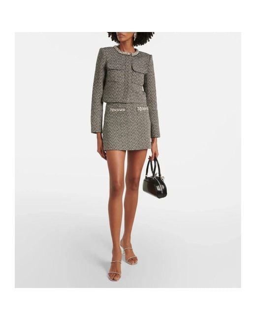 Self-Portrait Green Tweed Jackets