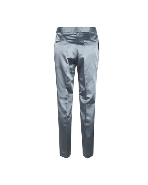 Fabiana Filippi Blue Slim-Fit Trousers
