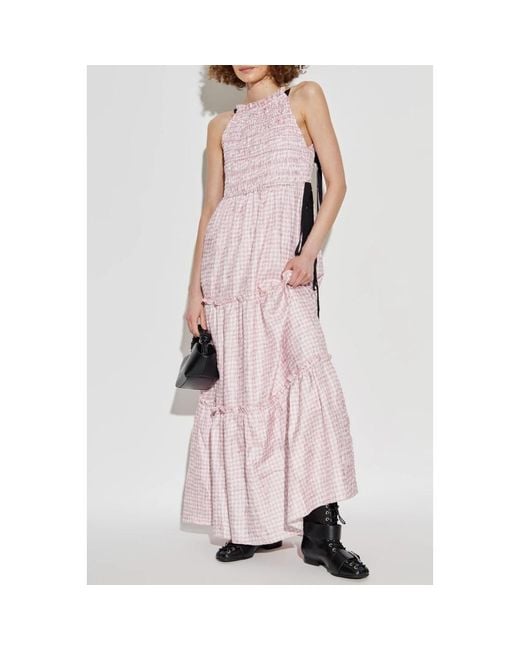Ganni Pink Maxi Dresses
