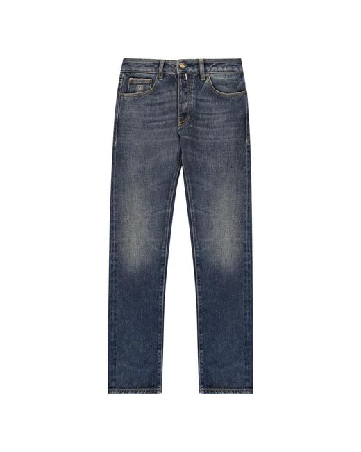 Moorer Blue Slim-Fit Jeans for men