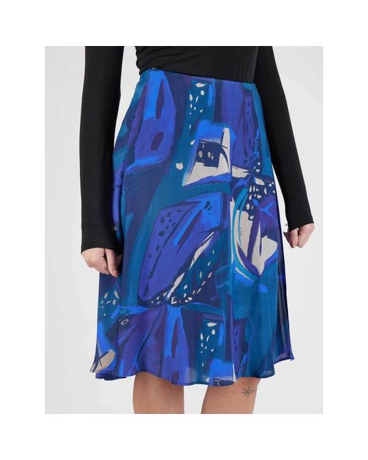 Kiton Blue Short Skirts