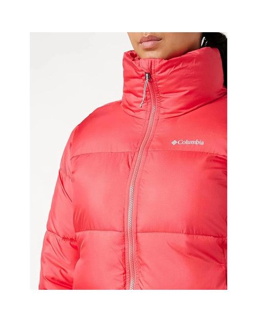 Columbia Puffect Jacket in het Red