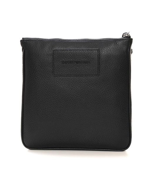 Emporio Armani Black Cross Body Bags for men