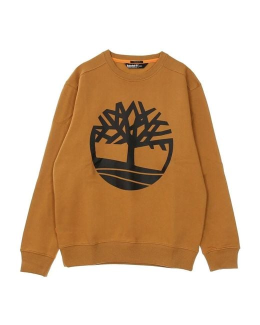 Timberland Crewneck Sweatshirt in Brown für Herren