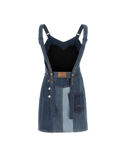 MARINE SERRE Short Dresses in het Blue