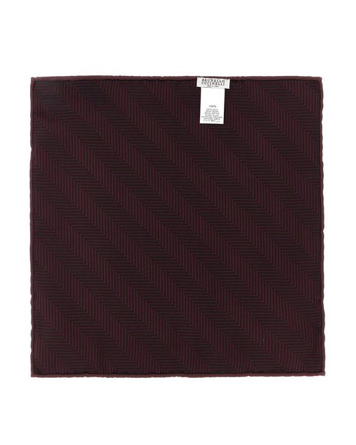 Brunello Cucinelli Purple Handkerchiefs for men
