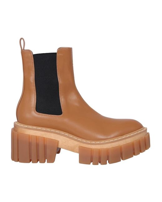 Stella McCartney Brown Chelsea Boots