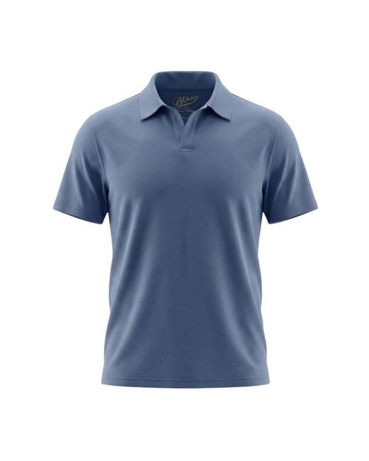 Bl'ker Blue Polo Shirts for men