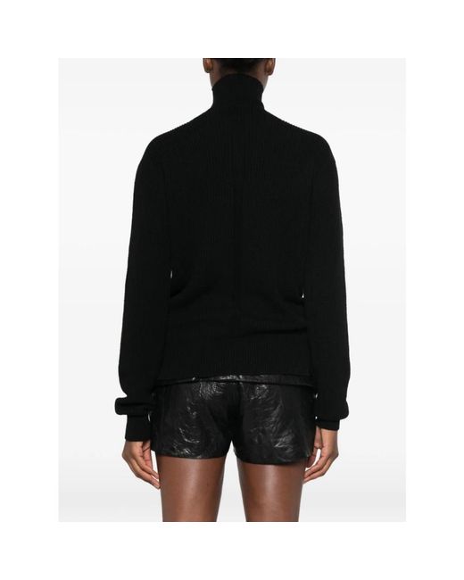 Rick Owens Black Turtlenecks