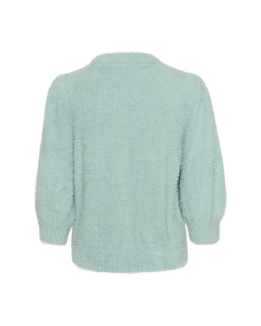 Saint Tropez Green Round-Neck Knitwear