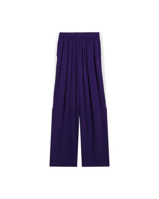 Alaïa Purple Wide Trousers