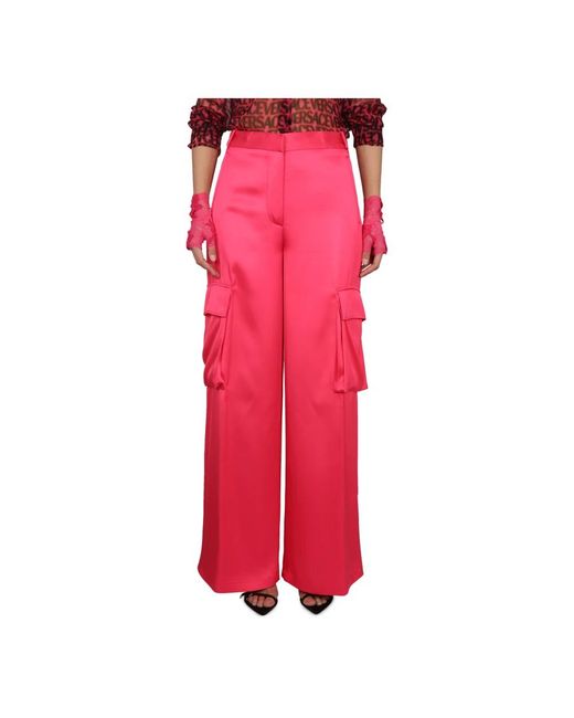 Versace Pink Wide Trousers