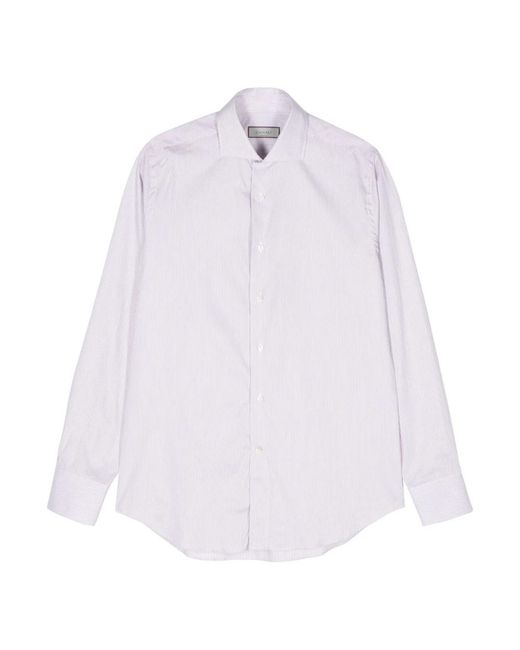Canali White Formal Shirts for men