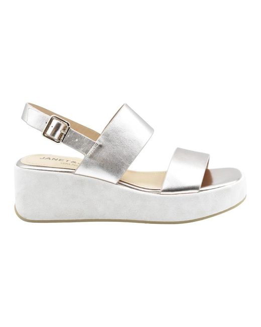 Janet & Janet White Wedges