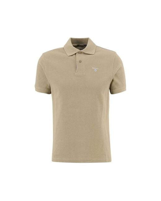 Barbour Polo Hemden in het Natural voor heren