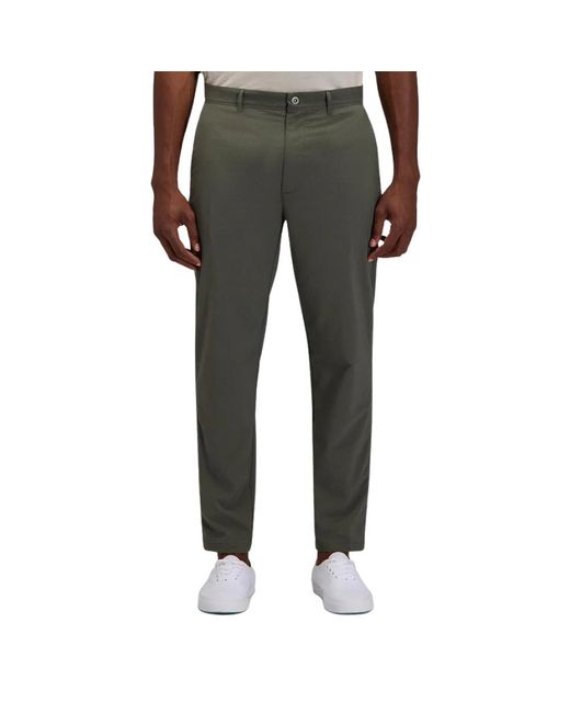 Sundek Broeken ,Groen ,Groene Twill Quick-Dry Broek in het Gray voor heren
