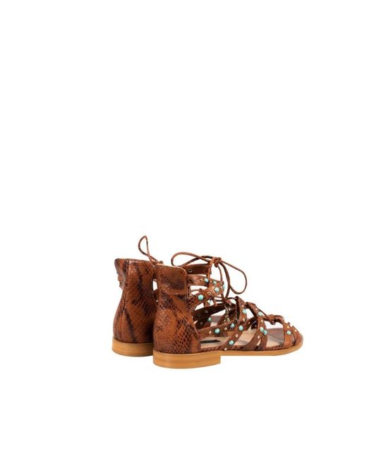 Flat Sandals di Patrizia Pepe in Brown