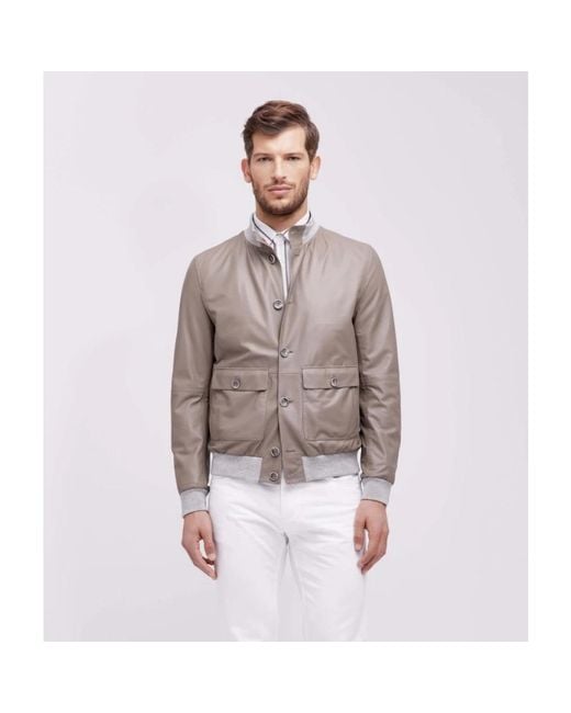 Gimo's Natural Bomber Jackets for men