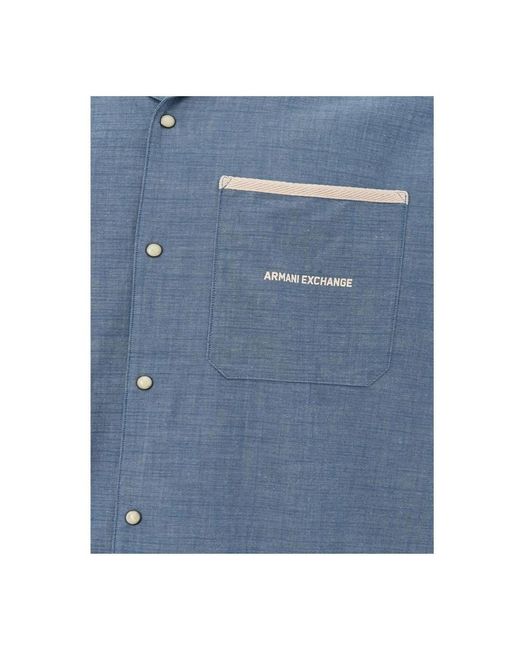 Shirts > short sleeve shirts Armani Exchange pour homme en coloris Blue