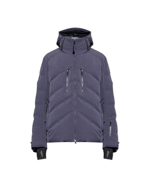 Bogner Fitness ,Paars ,Leer Jervis Down Ski Jacket in het Blue voor heren