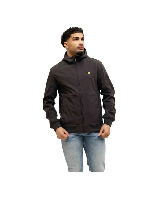Lyle & Scott Black Light Jackets for men