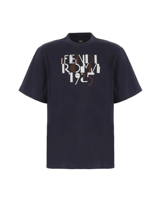 Fendi T-Shirts in het Blue voor heren